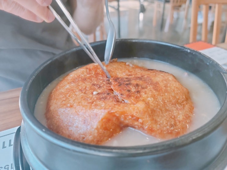  만성지구맛집, 누룽지삼계탕(묵은지 굿! 친절!)
