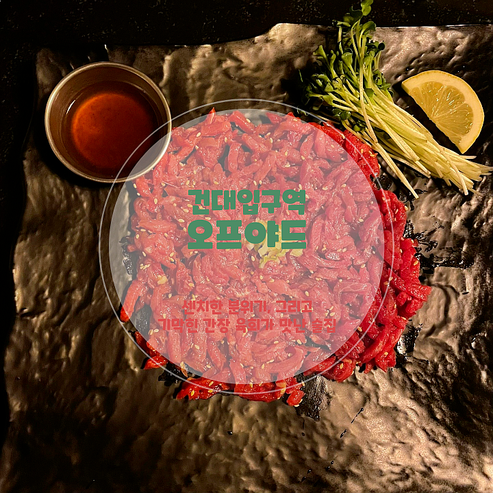  건대입구역 술집 오프야드 분위기 좋은 술집