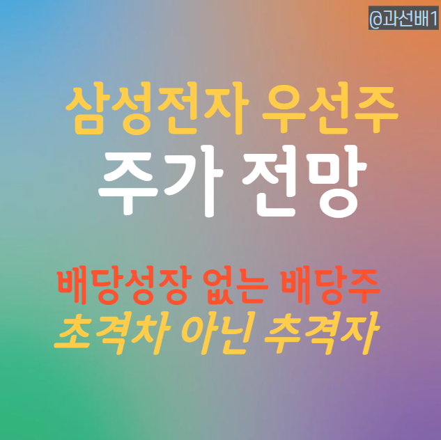  삼성전자우 주가 전망과 1분기 실적 분석 배당금 정보