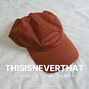 디스이즈네버댓 모자 볼캡 Overdyed E/T-Logo Cap 후기