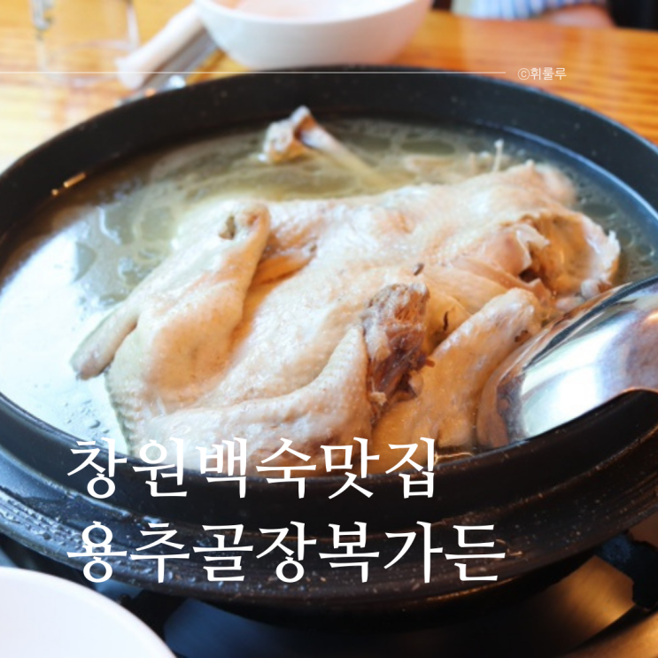  창원회식장소 가족모임 추천 오리불고기 백숙맛집 용추골장복가든