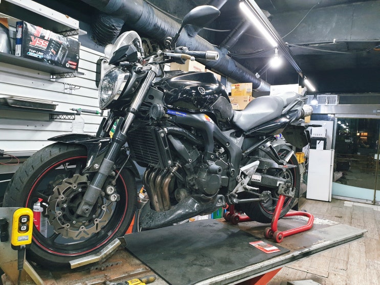 야마하 FZ6N FZ6 페이저6는 사랑입니다. 리어 브레이크 패드, 5VX-25806, DOT5.1, ABS 브레이크 브리딩, 브레이크 오일, 교환 점검 광명중앙오토바이