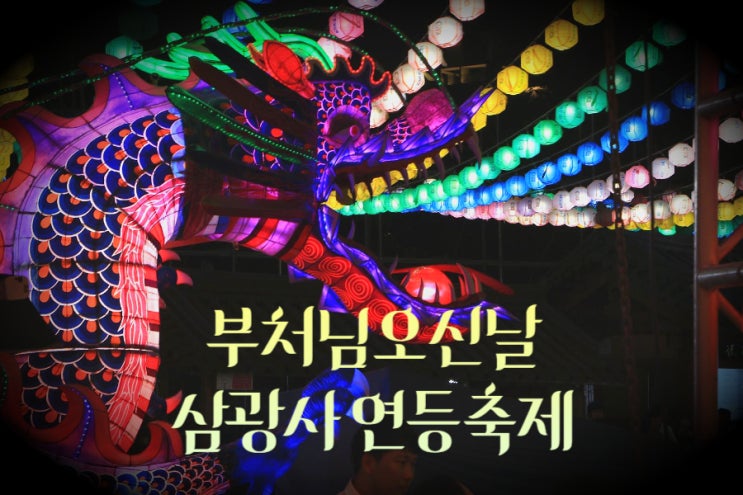  삼광사 연등축제 7만 여개 오색등불과 함께 가볼 만한 곳 송상현광장 연등문화제