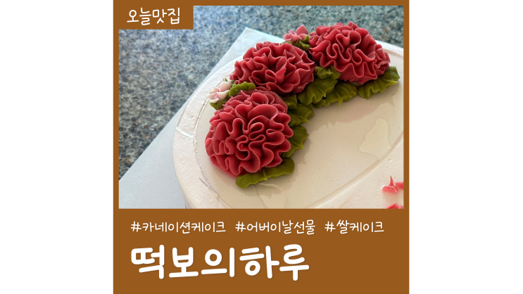 떡보의하루 떡케이크 어버이날떡케이크 카네이션 선물 추천 떡보의하루 떡케이크 어버이날떡케이크 카네이션 선물 추천