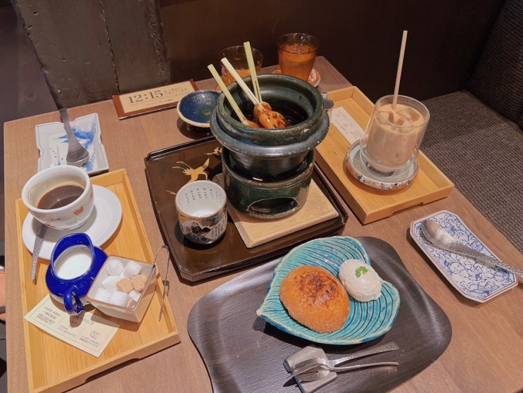  일본 디저트 전문점 오사카 나미요시안 카페 당고맛집 예약필수