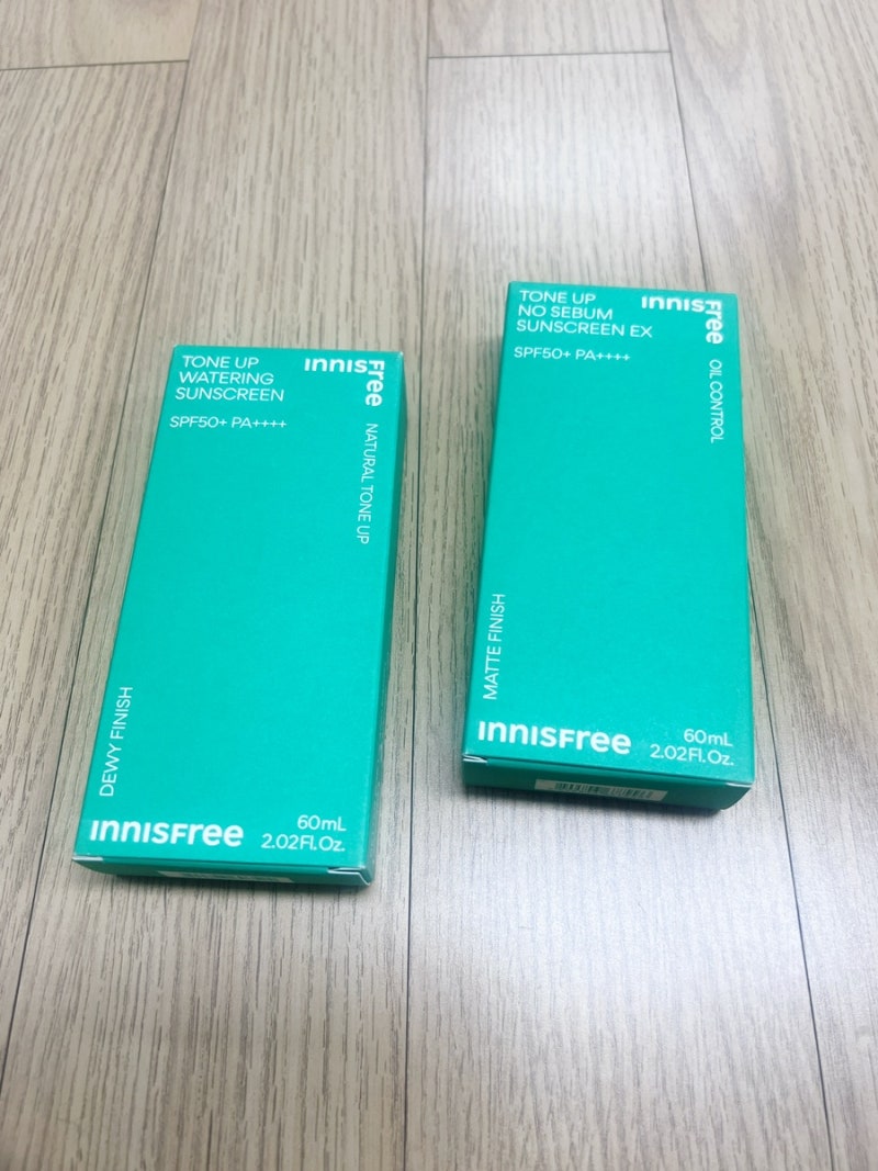 이니스프리 노세범 선크림 | 톤업 워터링 선크림