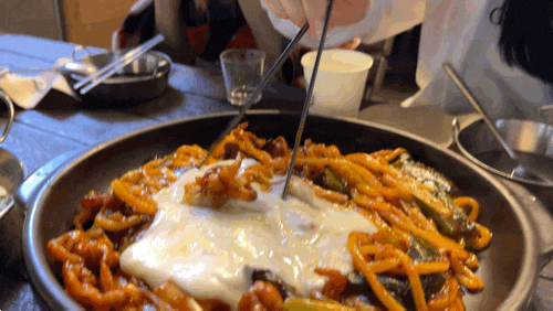  성남 수진역 푸르지오시티 맛집 “더냄비” 치즈듬뿍 불닭발