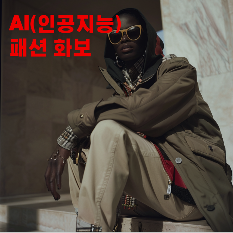  AI로 만든 명품 바람막이 제품 화보