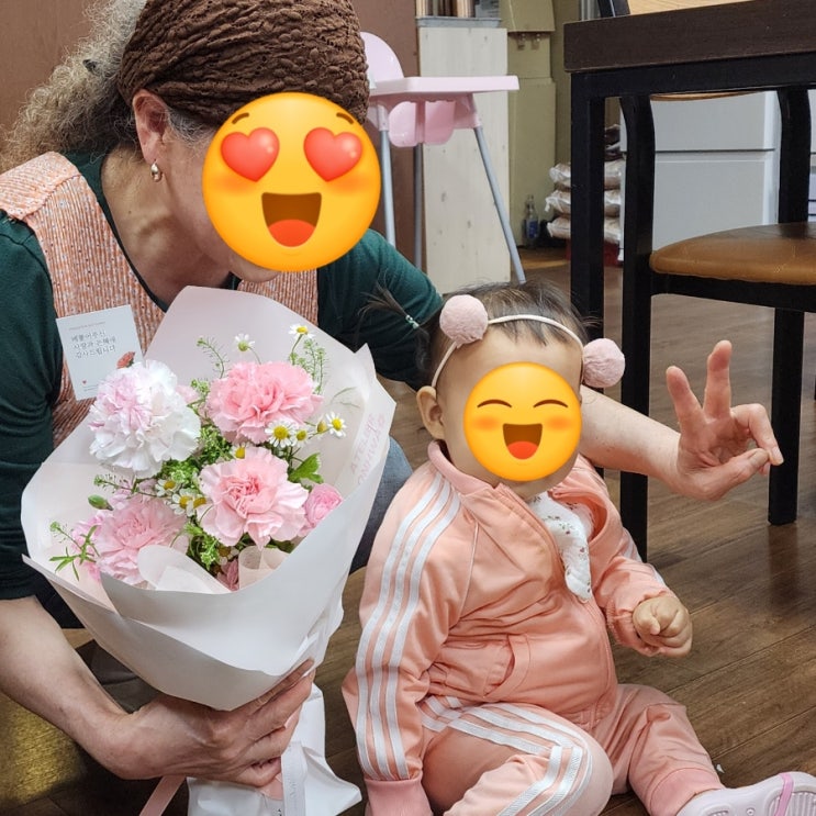  광주 어버이날 카네이션꽃다발 동명동꽃집 아뜰리에온화 장모님께 선물후기