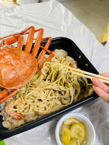  마산 내서 중리 / 김해 인제대 홍게, 파스타 배달 포장 맛집 ‘면을 품은 홍게’