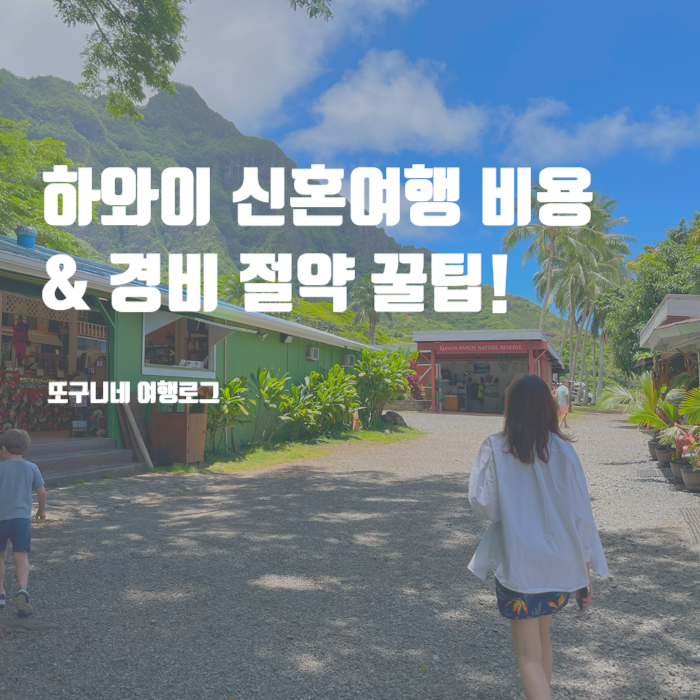  하와이 신혼여행 비용 경비 절약 꿀팁!