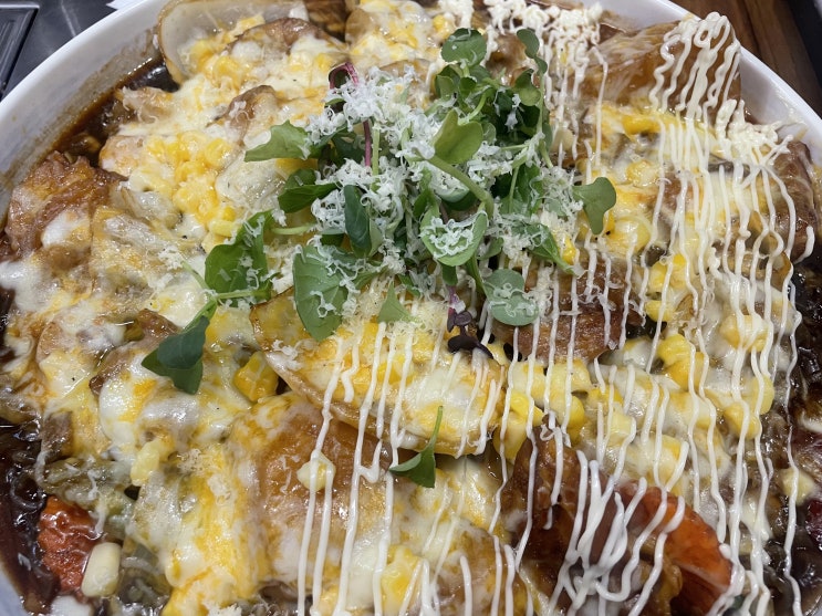  대전로컬맛집 ‘백선당 탄방본점’ 치즈 가득 건강한 찜닭