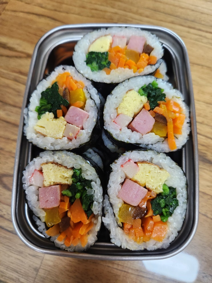  채소과일식 8일차 (feat.집김밥)