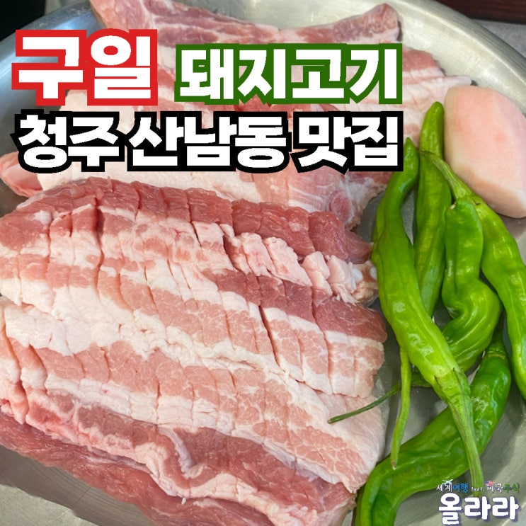  청주 산남동 고깃집 회식 맛집 구일 후기