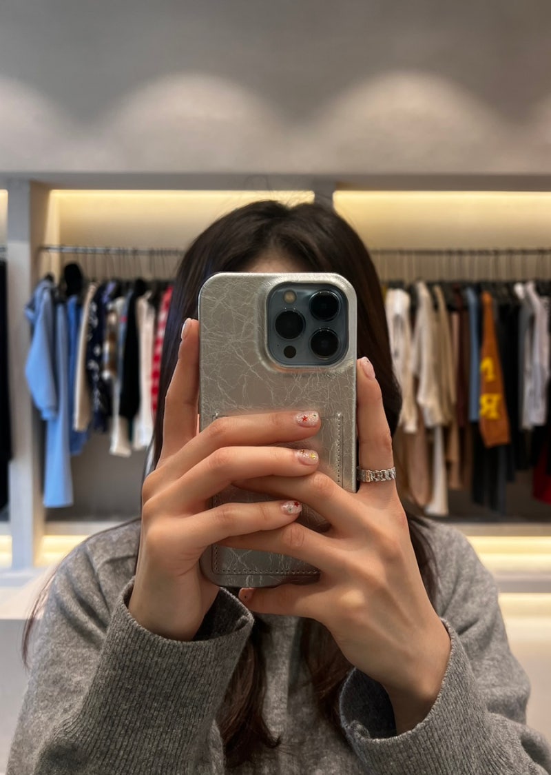 아포아 아이폰케이스 APOA Crinkle Leather iPhone case 내돈내산 : 네이버 블로그