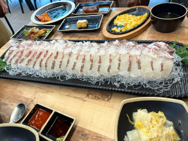  [인천 부평] 어장 갈산점 / 인천테크노밸리u1센터 롯데시네마 회 맛집 / 벵에돔유비끼회 도다리사시미