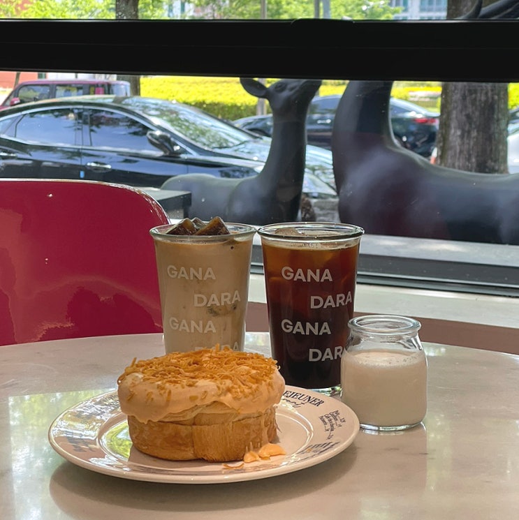  창원 가로수길 카페 가나다라:우유푸딩 맛집