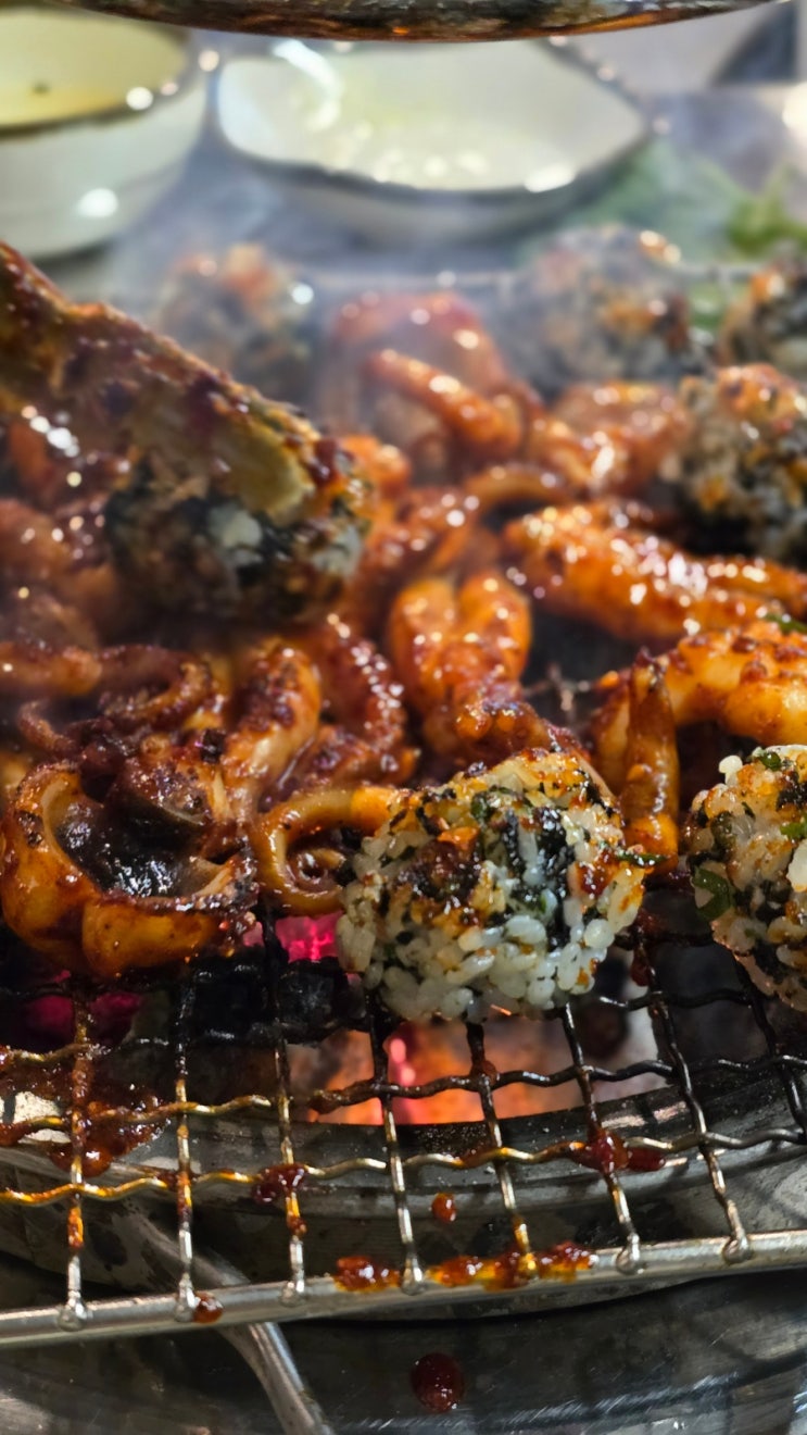  나만 알고 싶은 꼼장어 쭈꾸미 맛집 / 강남구청 황재벌 / 열무국수 꼭 시켜야함