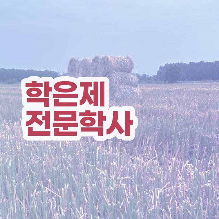  학점은행제전공변경 전공변경 정보 이모저모