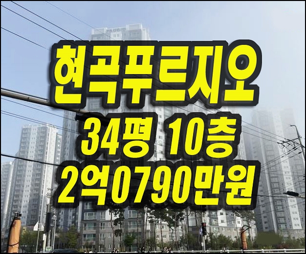  경주현곡푸르지오 하구리 경주 아파트 매매 경매
