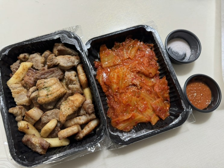  대구 수성구 배달맛집 탐방 준삼겹 프리미엄돈육지산점