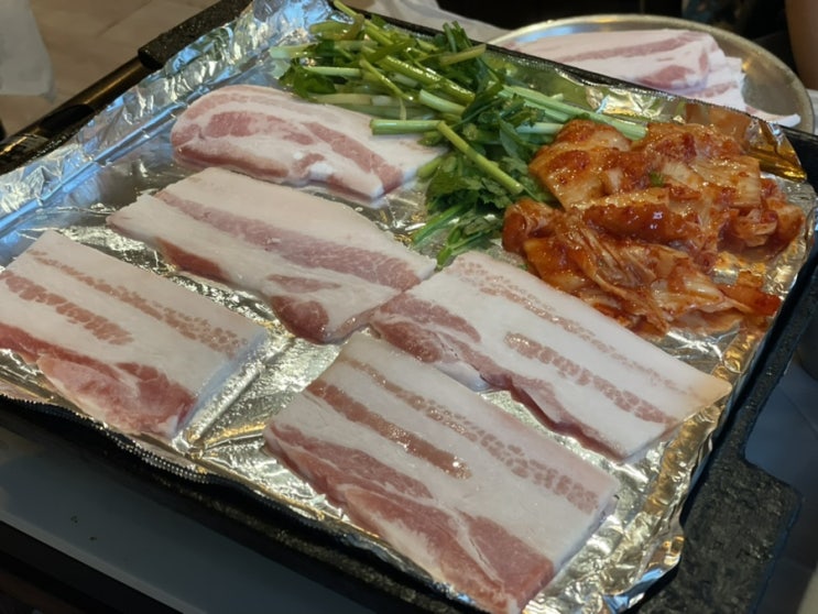  판교 회식하기 좋은 냉삼겹 맛집 판교집