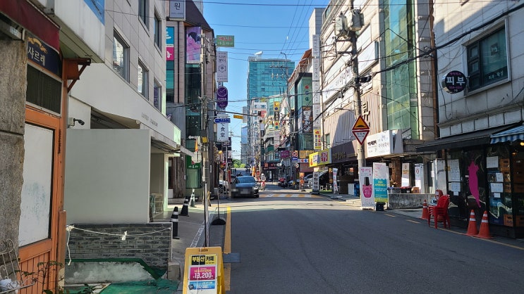  좌 선릉 우 한티