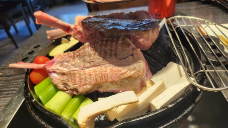  산본 양고기 전문점 화양 : 징기스칸 양갈비