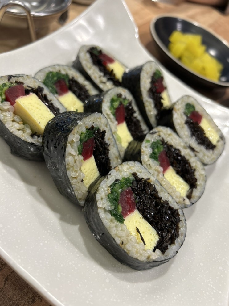  태화강 국가정원맛집 맨날국수 배말칼국수 톳김밥