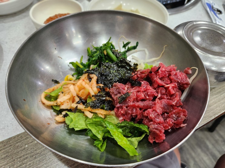  [광주 내방동 맛집] 으뜸원한우식육식당 생고기정식 후기!