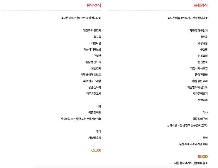  [W22]상견례 끝 여의도 운산에서 상견례 올린 후기