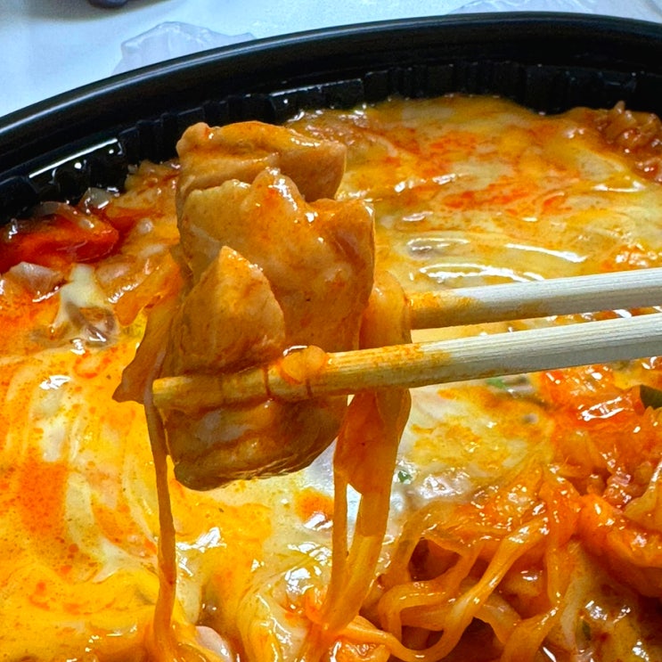  두찜 신메뉴 불닭로제찜닭 매운맛 침착맨 콜라보 배달 내돈내산