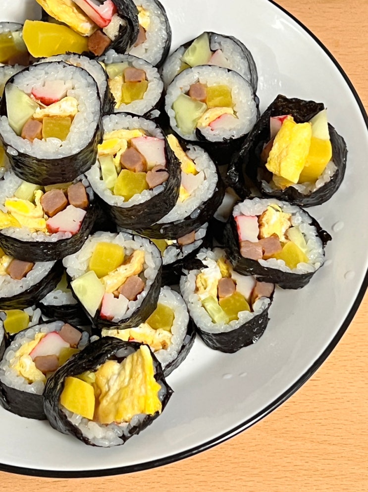 기본 김밥 레시피 간단김밥레시피