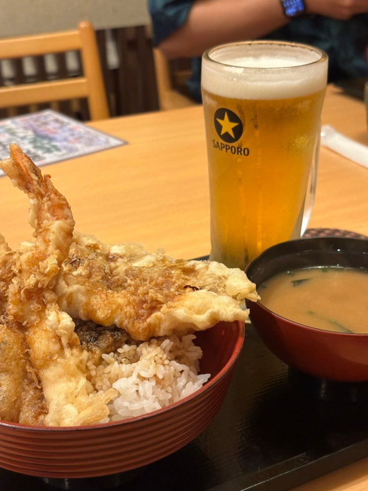  벳부에서 먹은 것2, 이자카야, 텐동 토요츠네, 텐동맛집