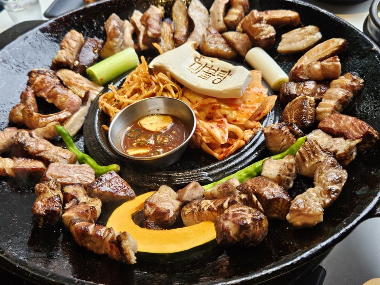  대구 달서구 맛집 구워주는 볏짚초벌 삼겹살 마블랑 강추!!!