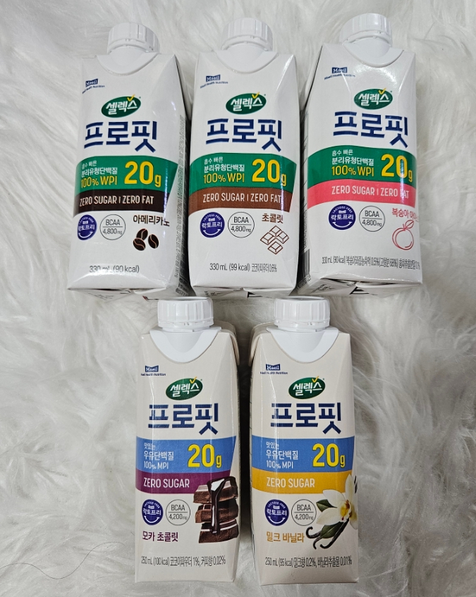 GS 편의점 단백질 음료 셀렉스프로핏 모든맛 후기
