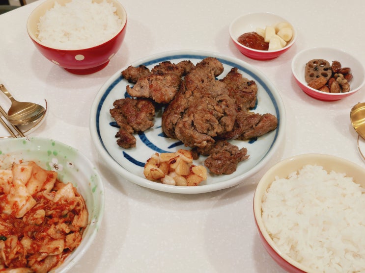  캠핑고기 고기상사 트러플갈매기살 오돌갈비 맛있는식사 후기