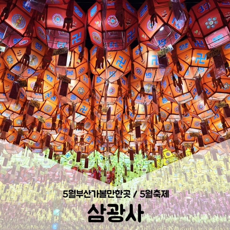  5월부산가볼만한곳 / 5월축제 연등이 아름다운 삼광사 주차꿀팁