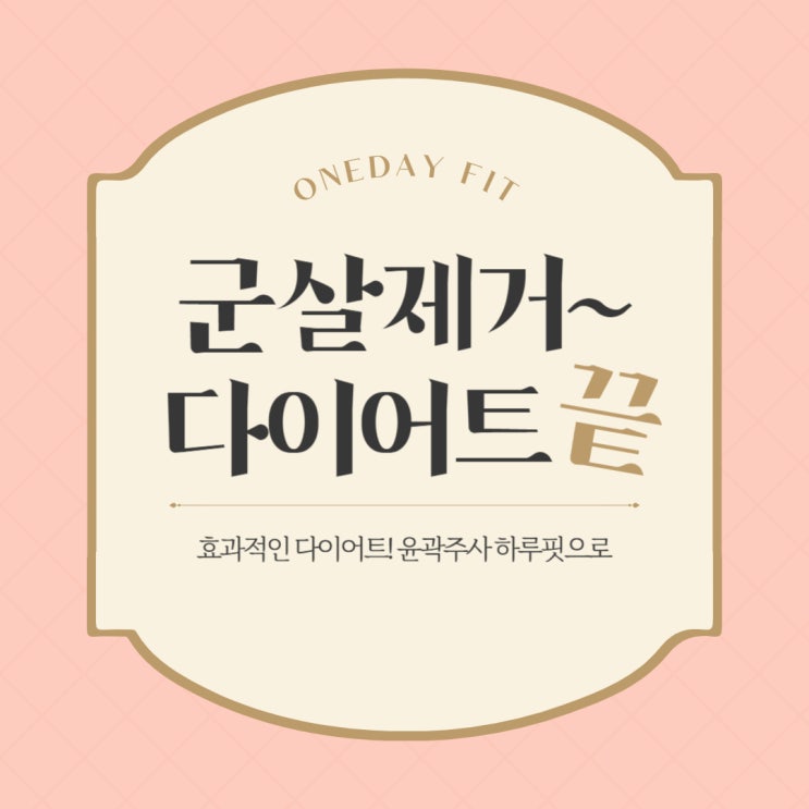  군살정리에 효과적인 다이어트 윤곽주사 하루핏
