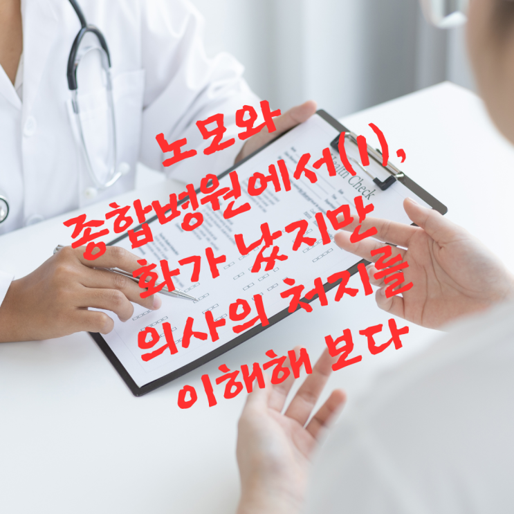  노모와 종합병원에서(1)_화가 났지만 의사의 처지를 이해해 보다