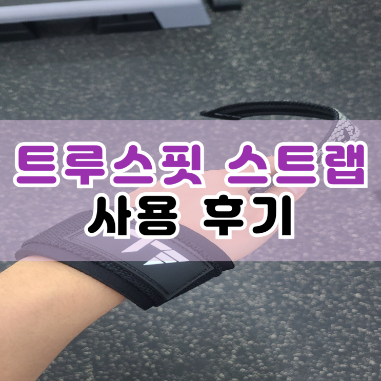  헬스 스트랩 추천 : 트루스핏 리프팅 스트랩 사용법과 후기