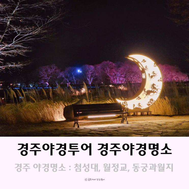 경주야경투어 첨성대 월정교 안압지 야경명소 돌아보기 경주야경투어 첨성대 월정교 안압지 야경명소 돌아보기