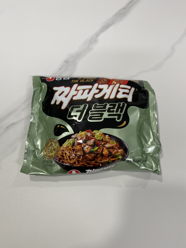  (짜파게티 더블랙) 드디어 먹어보았다 짜파게티 더블랙 맛 리뷰!!