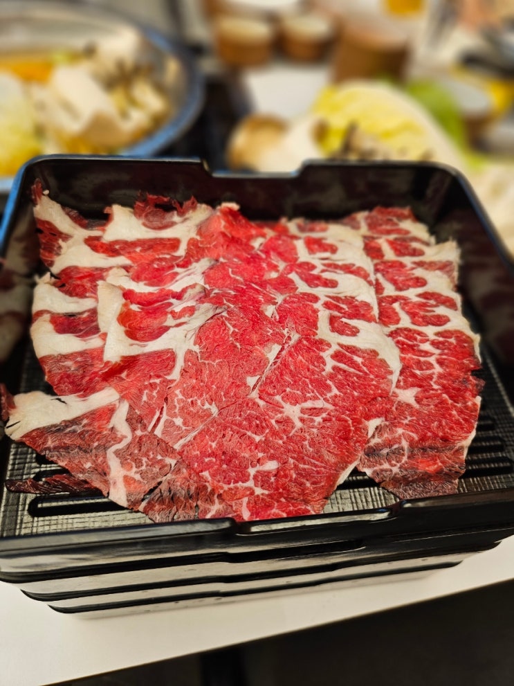  롯데몰 수원점 푸드코트 리뉴얼 맛집 '샤브오모무끼' 내돈내산
