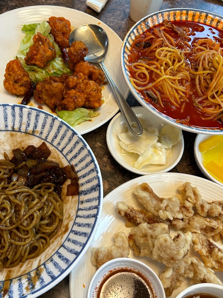  평택 중식 맛집, 상하이문 (짬뽕, 짜장, 탕수육, 깐풍기)