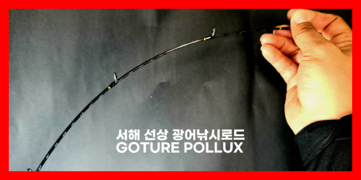  서해 선상 광어 낚시 로드 Goture pollux