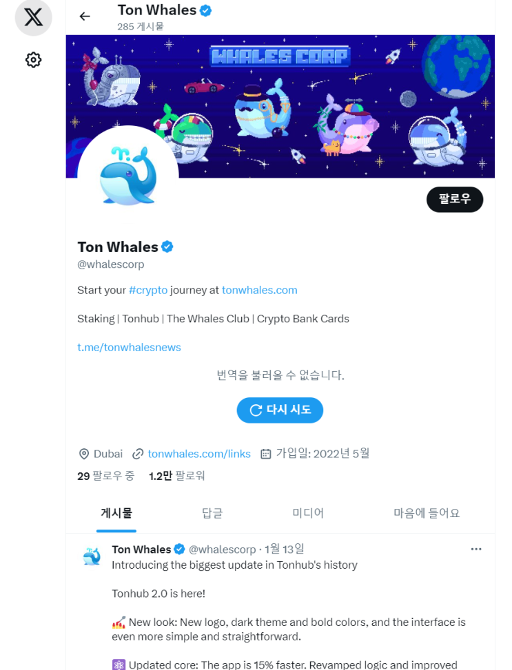  어느새 시총 9위까지 올라온 TON코인 - 톤 생태계에서 가장 유망한 TON WHALES