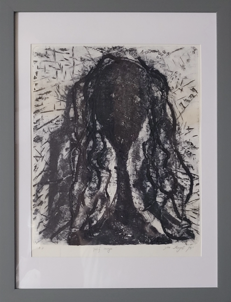  서양화가 최유정 판화(54.5×72cm)