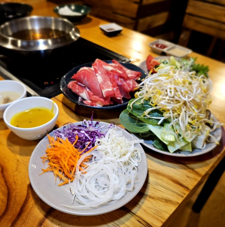  구미 뷔페 맛집 롯데마트 푸드코트 바르미샤브샤브칼국수