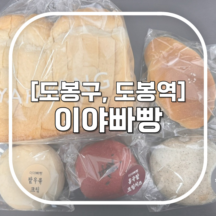  [도봉구, 방학동] 이야빠빵 / 묵직하면서도 부드러운 우유크림 단팥빵 서울빵